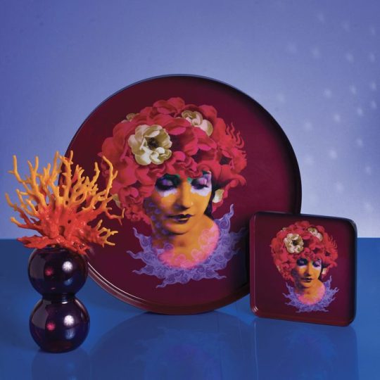 Gangzai Anemone Dienblad Rond