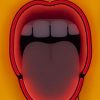 Seletti- LED Wandlamp Tongue Neon