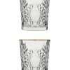 Libbey – Hobstar Tumbler Glas Gouden Rand (set van 2)