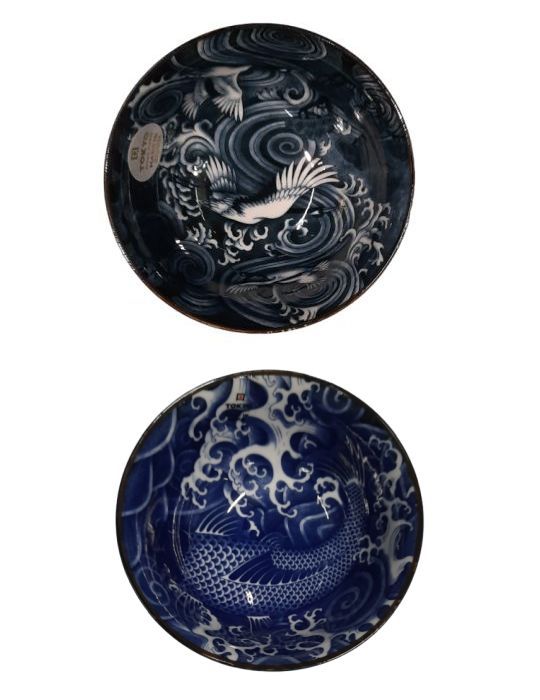 Tokyo Design Japonism Crane Carp Bowl
