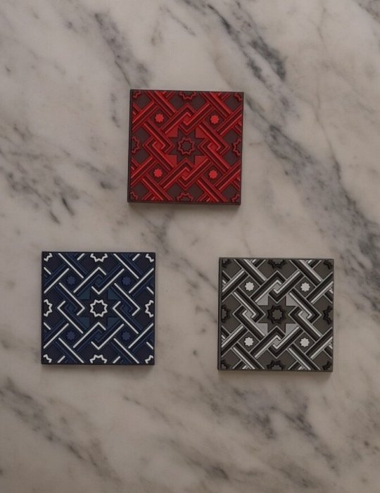 Images d'Orient - Onderzetter Matea (set van 3)