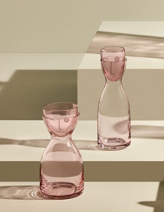 Nude Mr. & Mrs. Nightwater Set Tall Dusty Rose