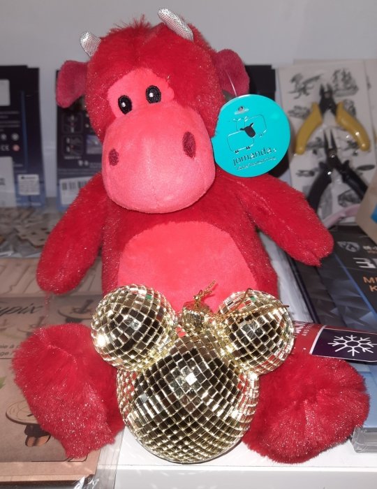 mickey-kerstbal-goud