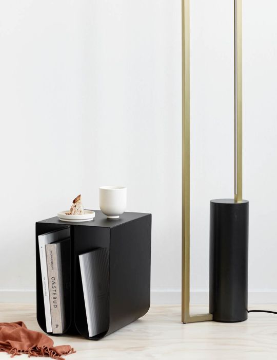 Kristina Dam Curved Side Table Black