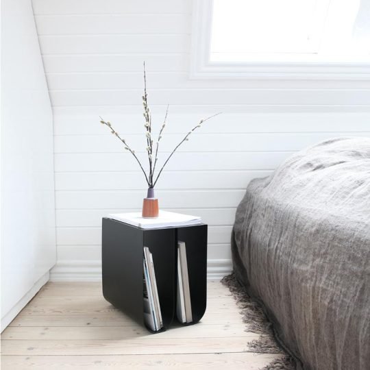 Kristina Dam Curved Side Table Black