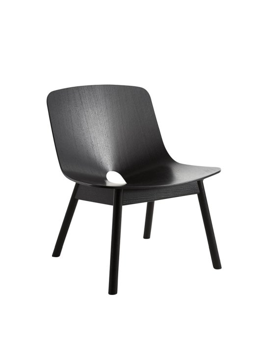 Woud Mono Lounge Chair Black