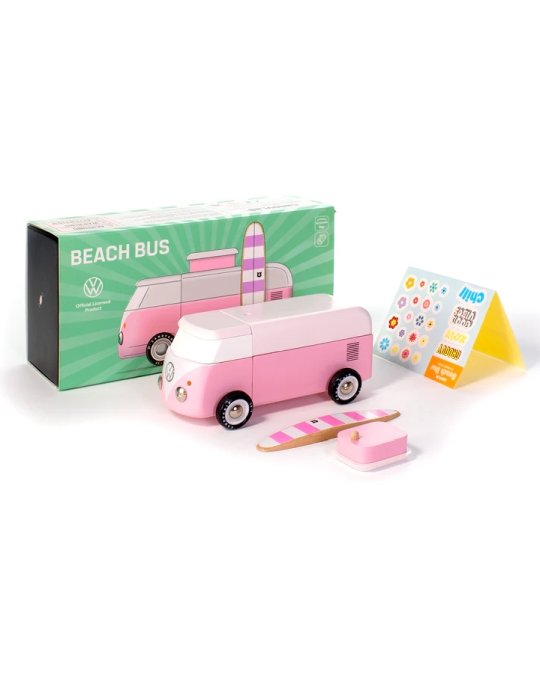 candylab vw beach bus pink