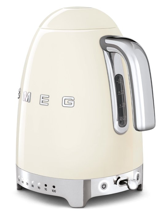 SMEG - Variabele Waterkoker Wit of Creme