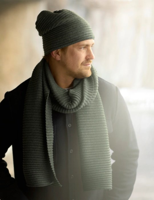 Design House Stockholm Pleece Sjaal Lang Groen