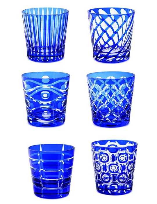 livellara luxury glas blauw