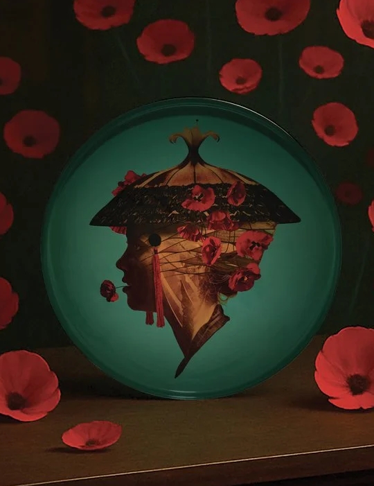 Gangzai Hana Dienblad Rond