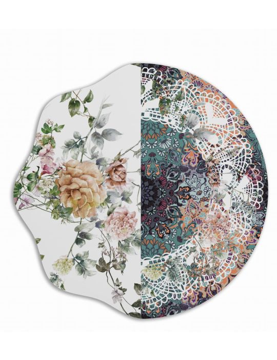 Emily Evans - Florecido Romantic White Placemat