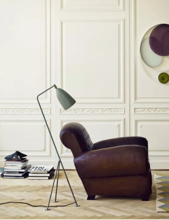 Gubi - Grasshopper Vloerlamp Anthracite Grey
